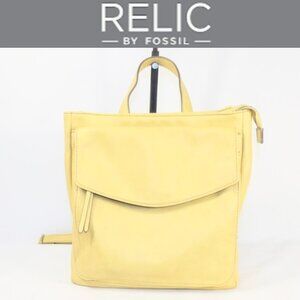 Relic by Fossil BRIANNA Faux Leather Backpack in Daffodil.